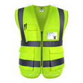 Safety Clothing Reflective Vest Waistcoat Yellow Fluorescent  Customized China